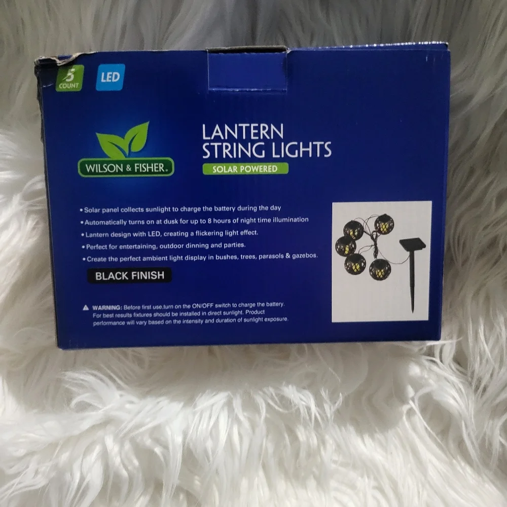 Solar lantern string lights
